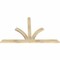 Ekena Millwork Richland Rough Sawn Timber Gable Bracket, Douglas Fir, 72"W x 45"H x 2"D x 4"F, 15/12 Pitch GBW072X45X0204RIC00RDF - alternate 2